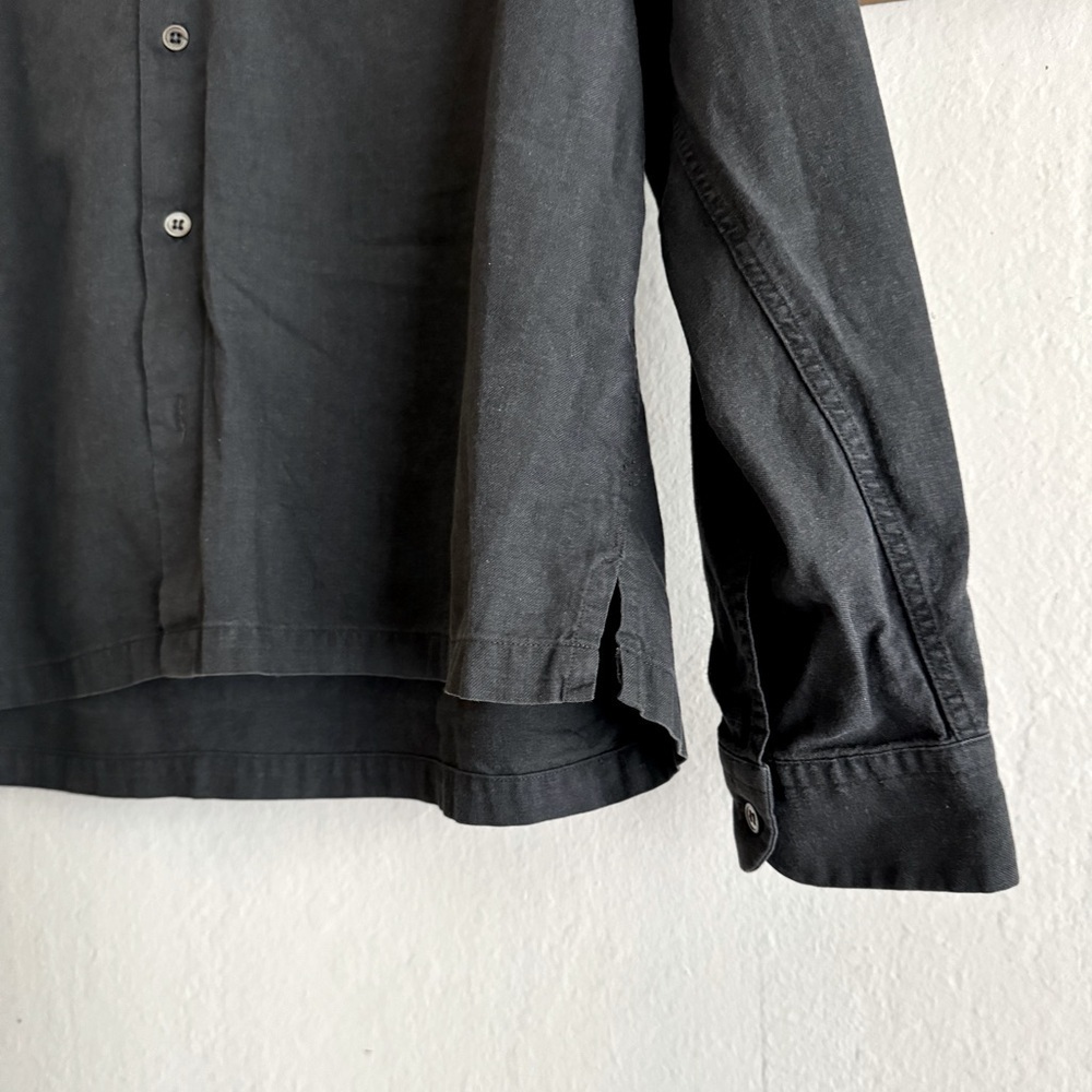 Club Monaco Standard Fit Men’s Button Down Gray Shirt Size Medium - Picture 4 of 6